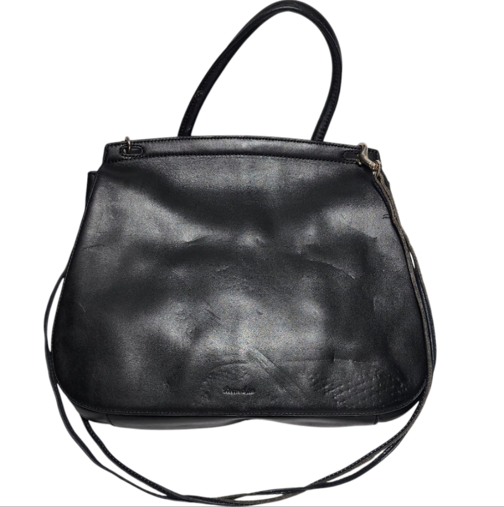 Steven‎ Alan Kate Satchel Shoulder Bag 100% Leather, black
